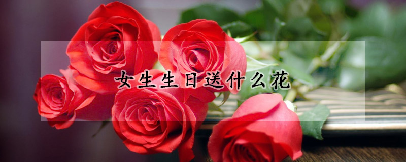 女生生日送什麼花